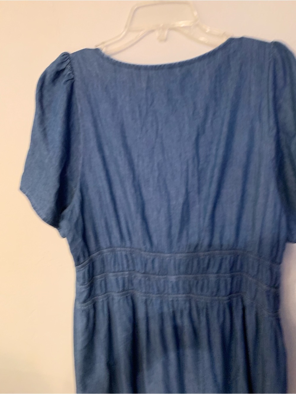 Tommy Hilfiger Blue Denim-Style Tiered Maxi Dress Size 14 Have tags worn once - Picture 8 of 13